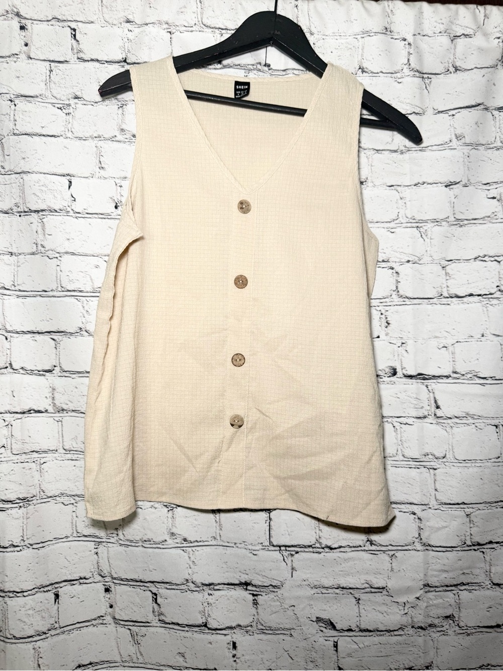 Shein cream tank. Size S